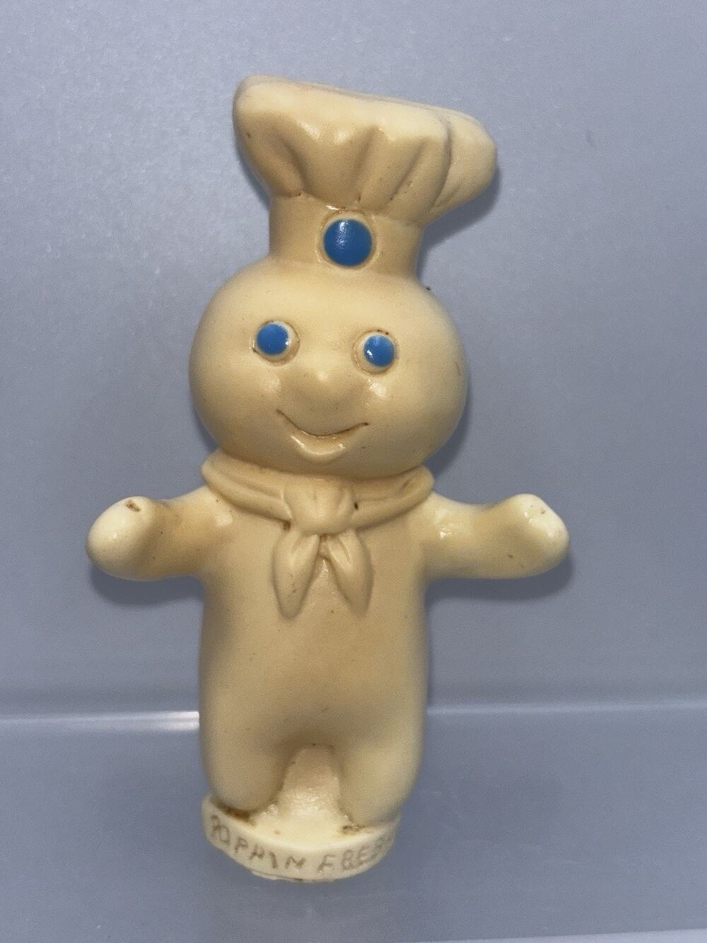 Vintage POPPIN FRESH Pillsbury Dough Boy 4 1/2" Tall Dated 1974